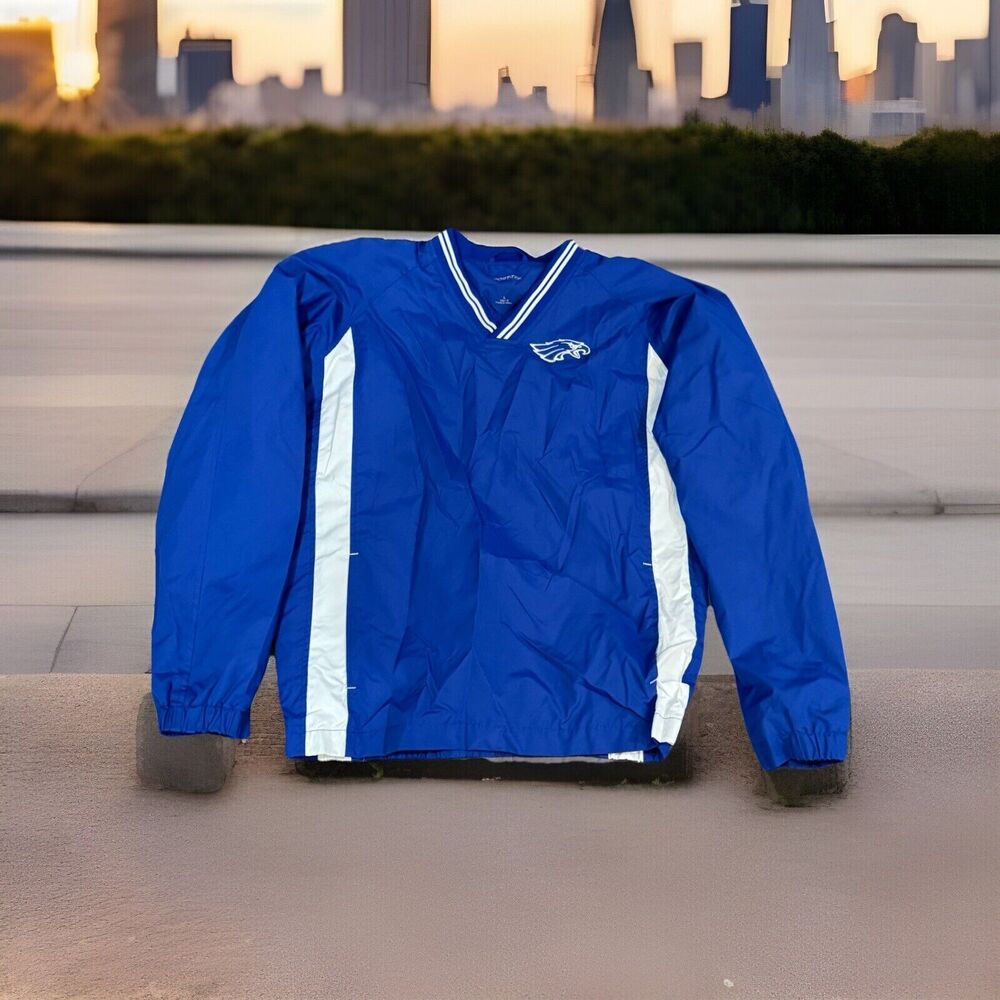 Holloway Jacket Eagles Large Boys Pullover V Neck Jersey Lined